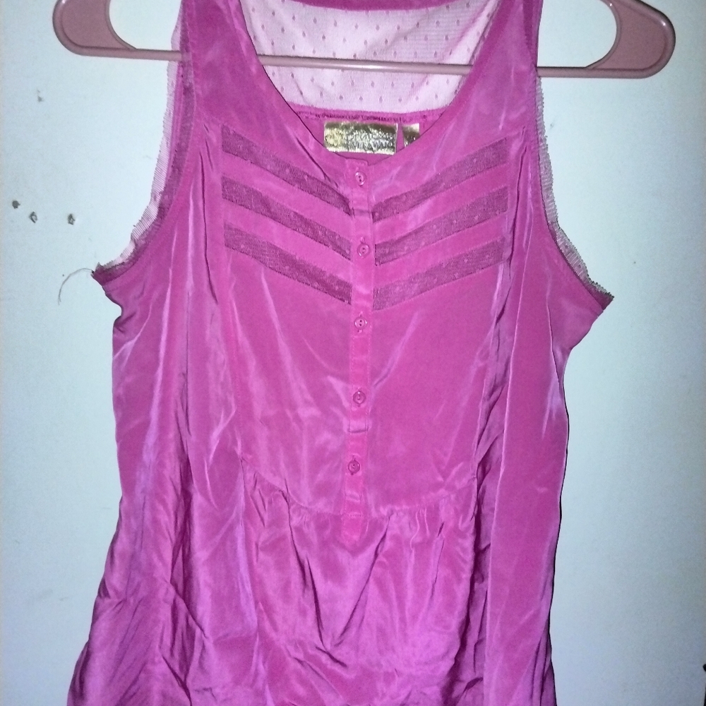 Vera wang princess blouse medium pink